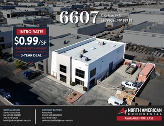 Plus de détails pour 6607 Schuster St, Las Vegas, NV - Industriel/Logistique à louer