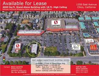 Plus de détails pour 1358 East Ave, Chico, CA - Local commercial à louer