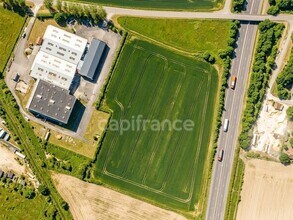 Chevanceaux, CM - Vue aérienne vue de carte