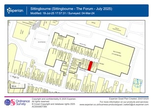 High St, Sittingbourne à louer Plan de site– Image 1 sur 2
