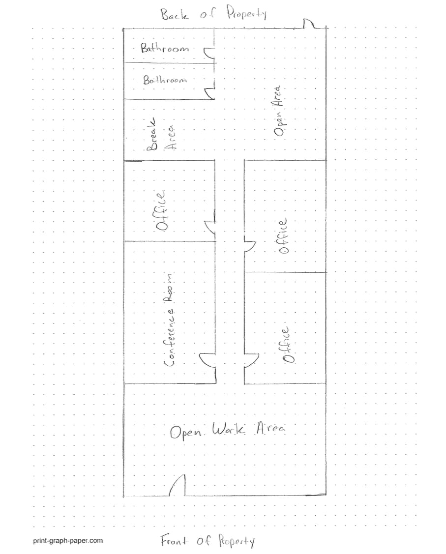 116-118 S Palmetto Ave, Daytona Beach, FL à louer Plan d’étage– Image 1 sur 2
