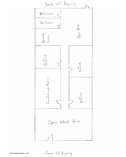 116-118 S Palmetto Ave, Daytona Beach, FL à louer Plan d’étage– Image 1 sur 2