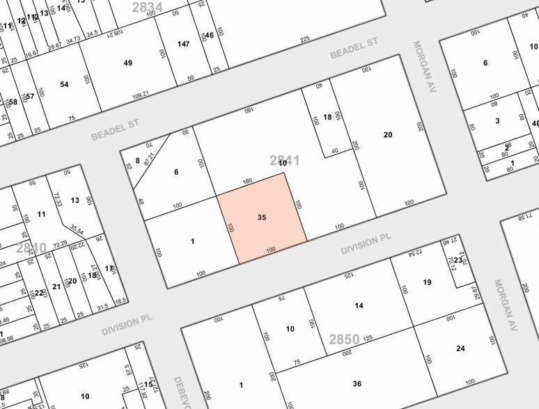 35 Division Pl, Brooklyn, NY à vendre - Plan cadastral – Image 3 sur 3