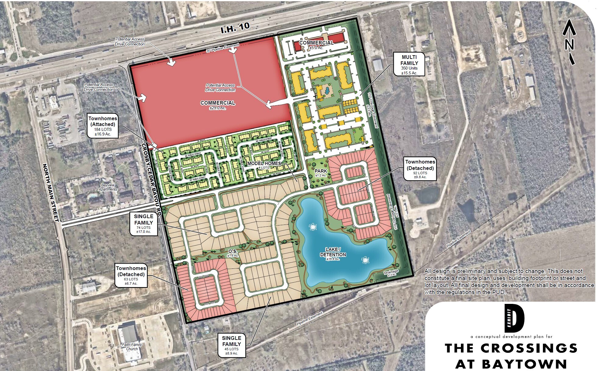 6522 East Freeway Fwy, Baytown, TX à vendre Plan de site– Image 1 sur 2