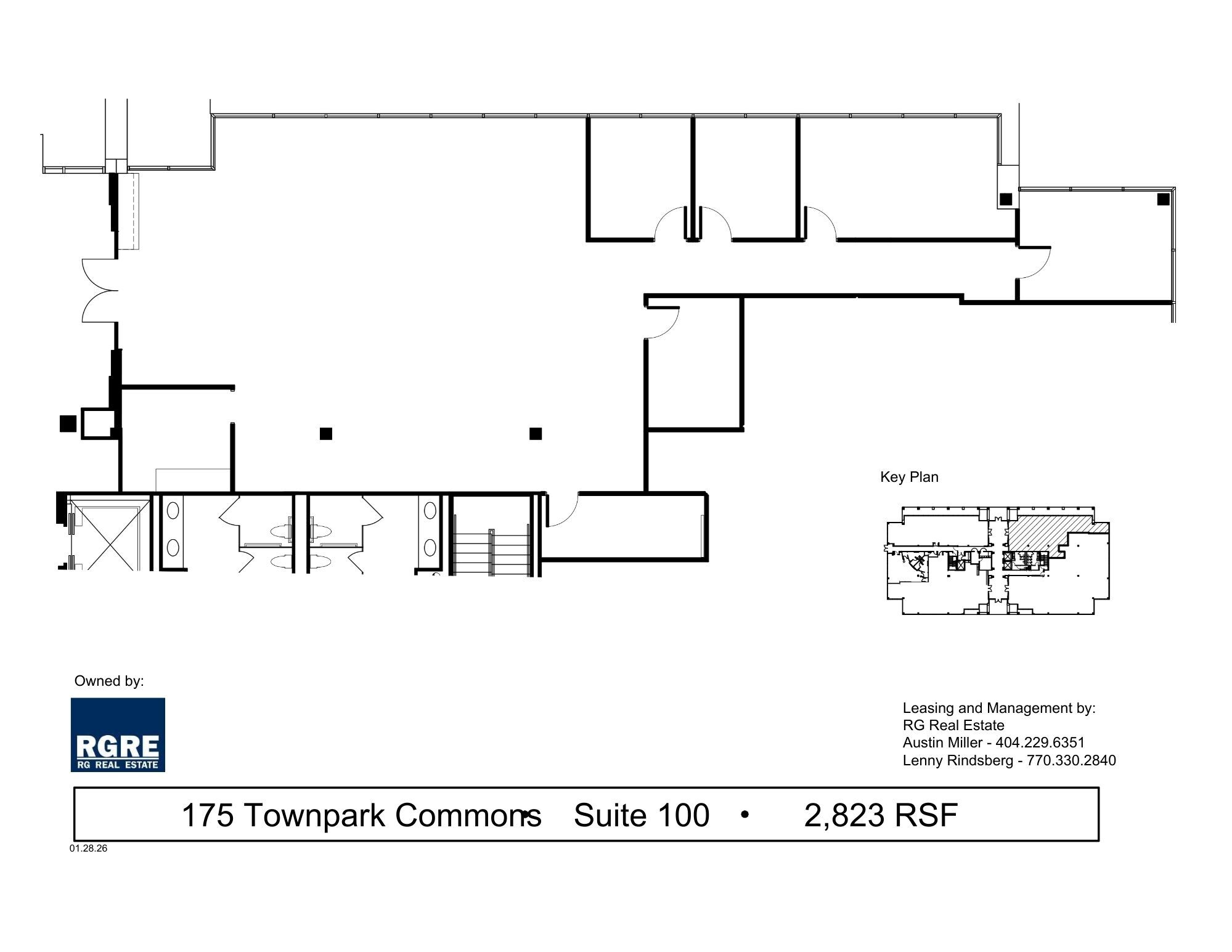 175 Townpark Dr NW, Kennesaw, GA à louer Plan d’étage– Image 1 sur 1