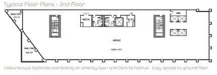 1305 Central Ave, Saint Petersburg, FL à louer Plan d’étage– Image 1 sur 1