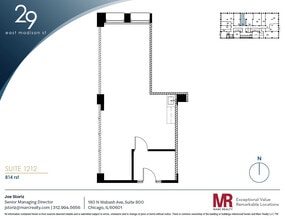 29 E Madison St, Chicago, IL à louer Plan d’étage– Image 1 sur 1