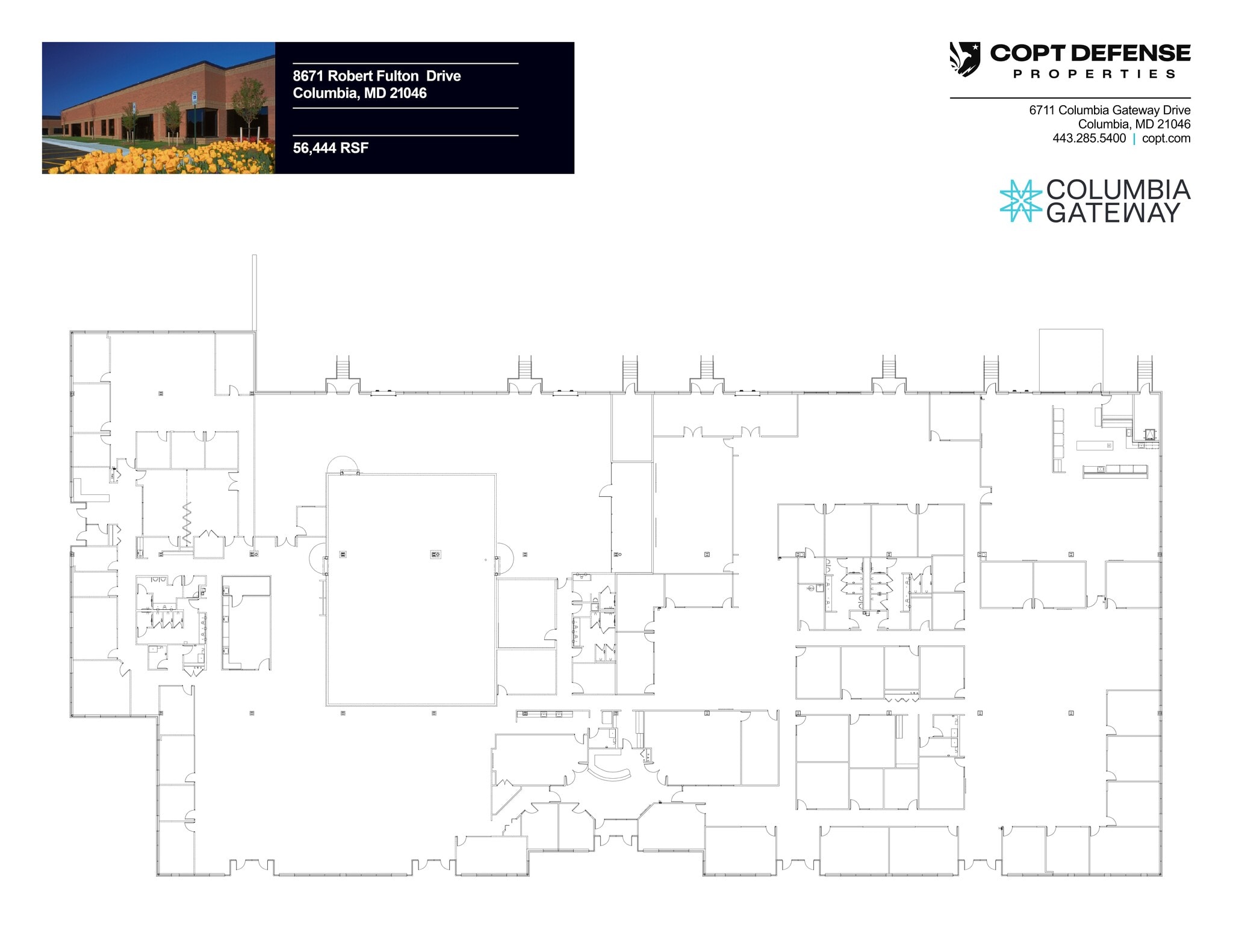8671 Robert Fulton Dr, Columbia, MD à louer Plan de site– Image 1 sur 1