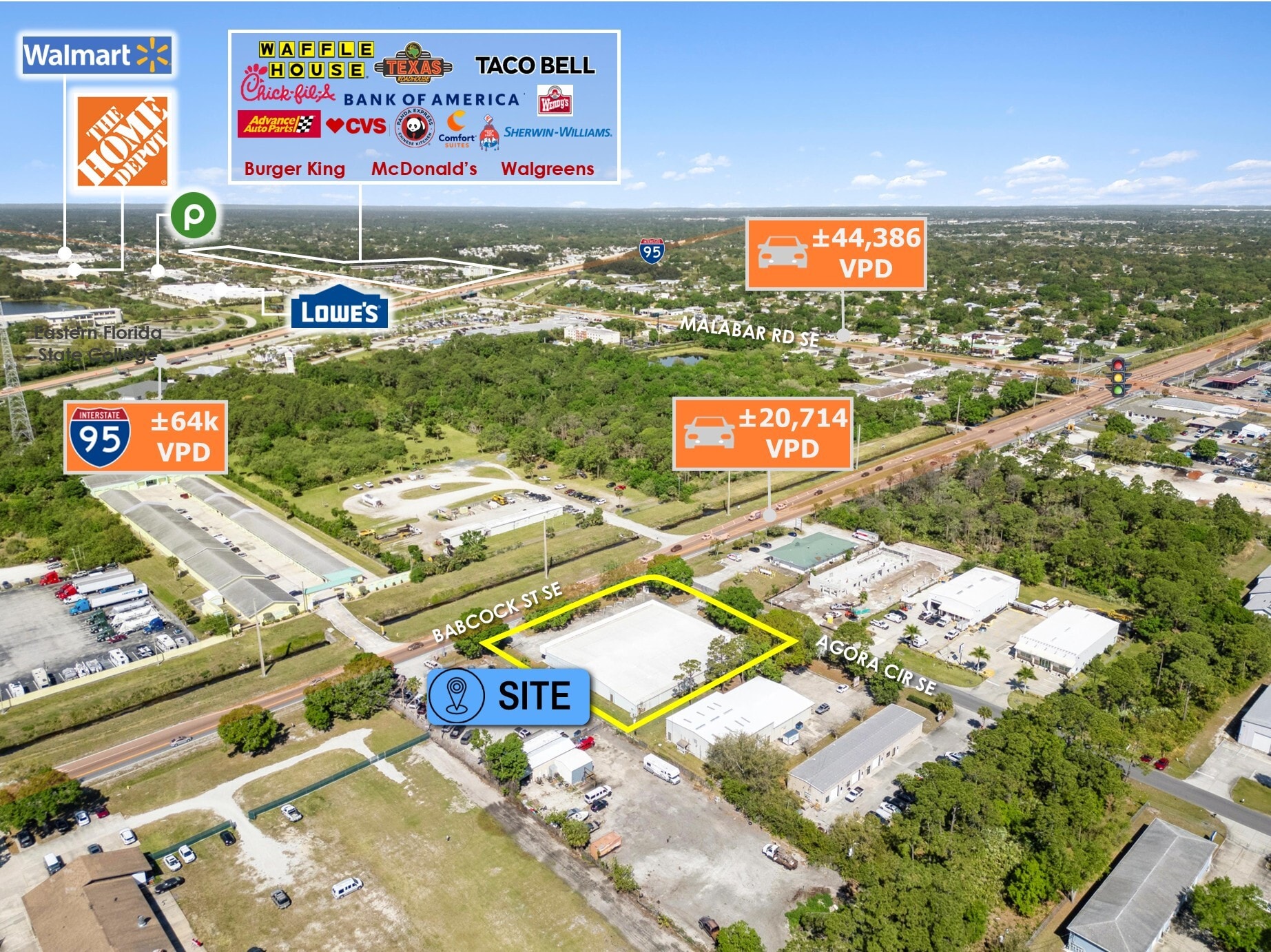 6175 Babcock St SE, Palm Bay, FL à vendre Photo principale– Image 1 sur 14