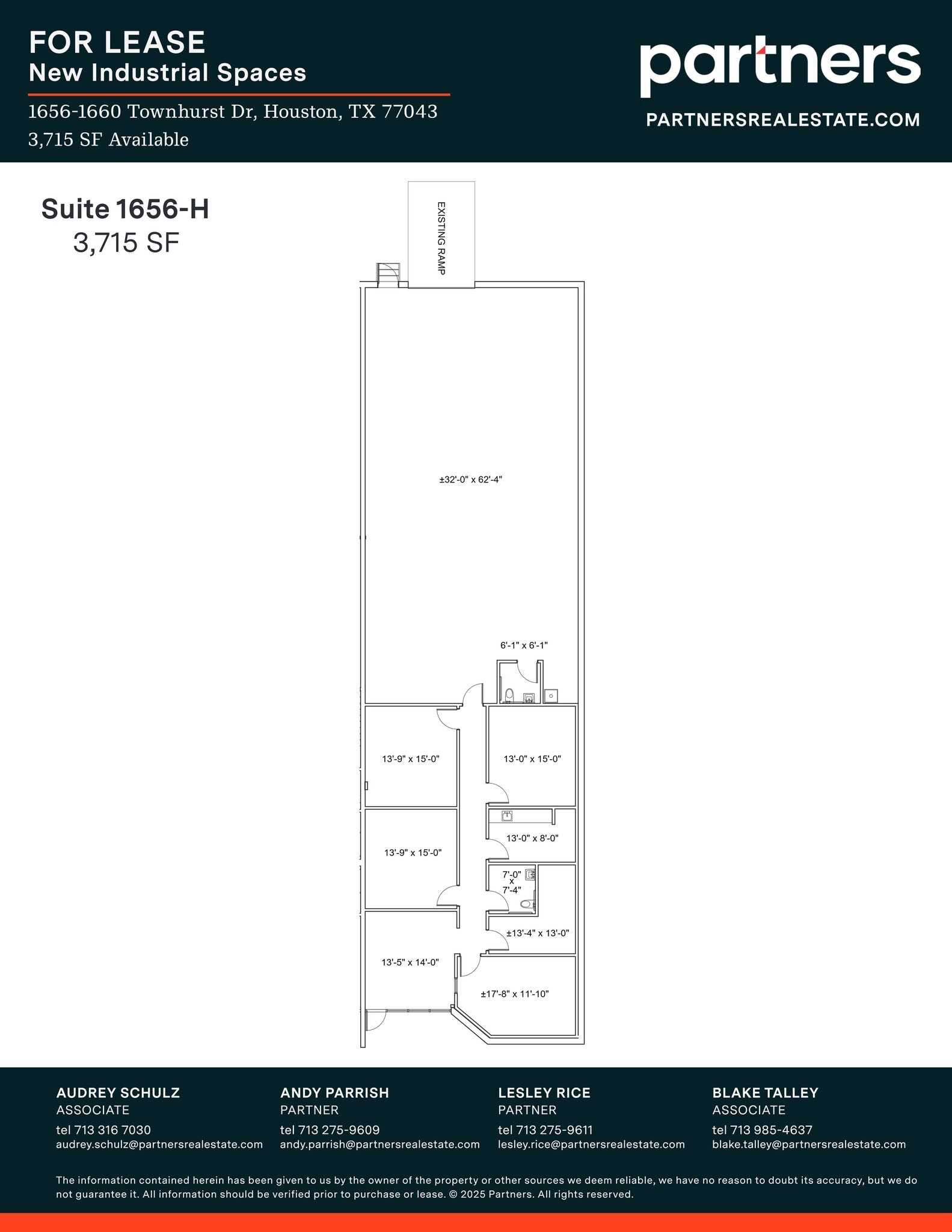 1656-1660 Townhurst Dr, Houston, TX à louer Plan de site– Image 1 sur 1