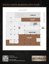 527-537 State St, Santa Barbara, CA à louer Plan d’étage– Image 1 sur 2