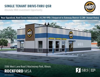 Plus de détails pour 1586 W Lane Rd, Machesney Park, IL - Local commercial à vendre