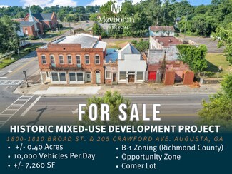 Plus de détails pour 1800 Broad St, Augusta, GA - Local commercial à vendre