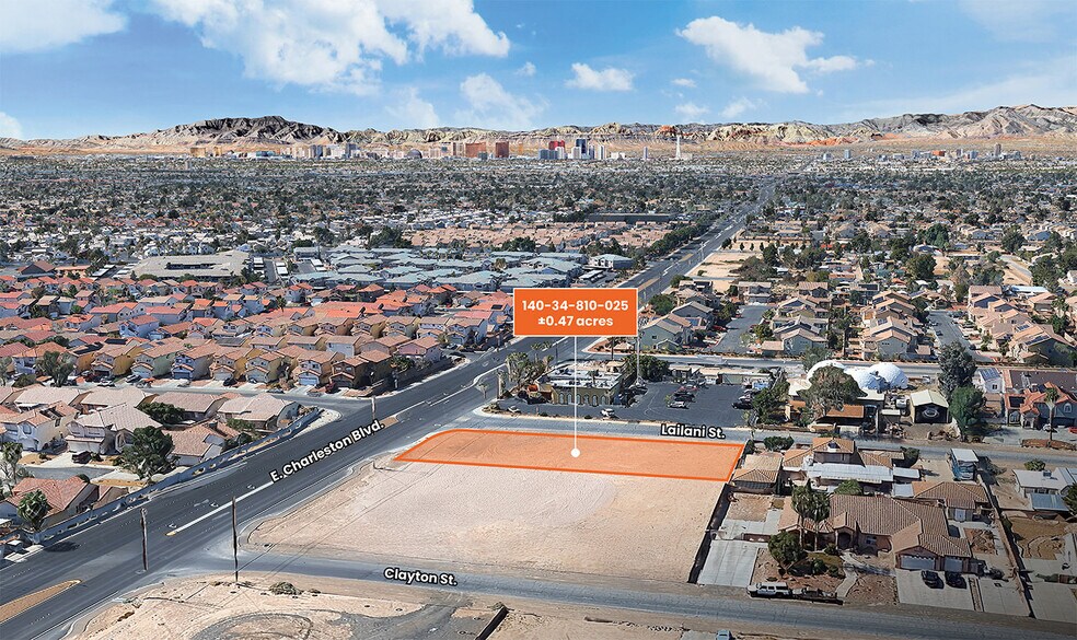 6358 Charleston Blvd, Las Vegas, NV à vendre - Aérien – Image 1 sur 3