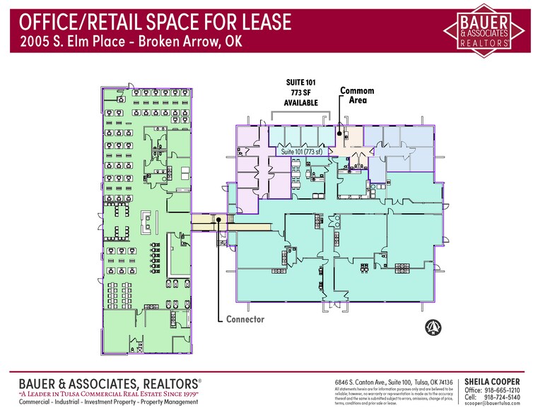 2005 S Elm Pl, Broken Arrow, OK à louer - Plan de site – Image 2 sur 9