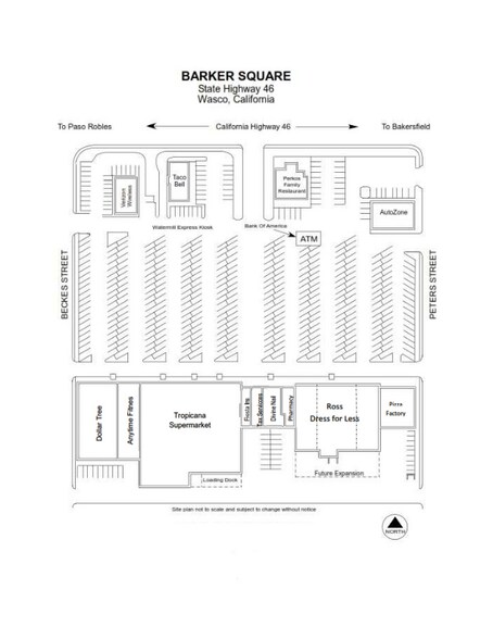 2445 Highway 46, Wasco, CA à louer - Plan de site – Image 2 sur 14