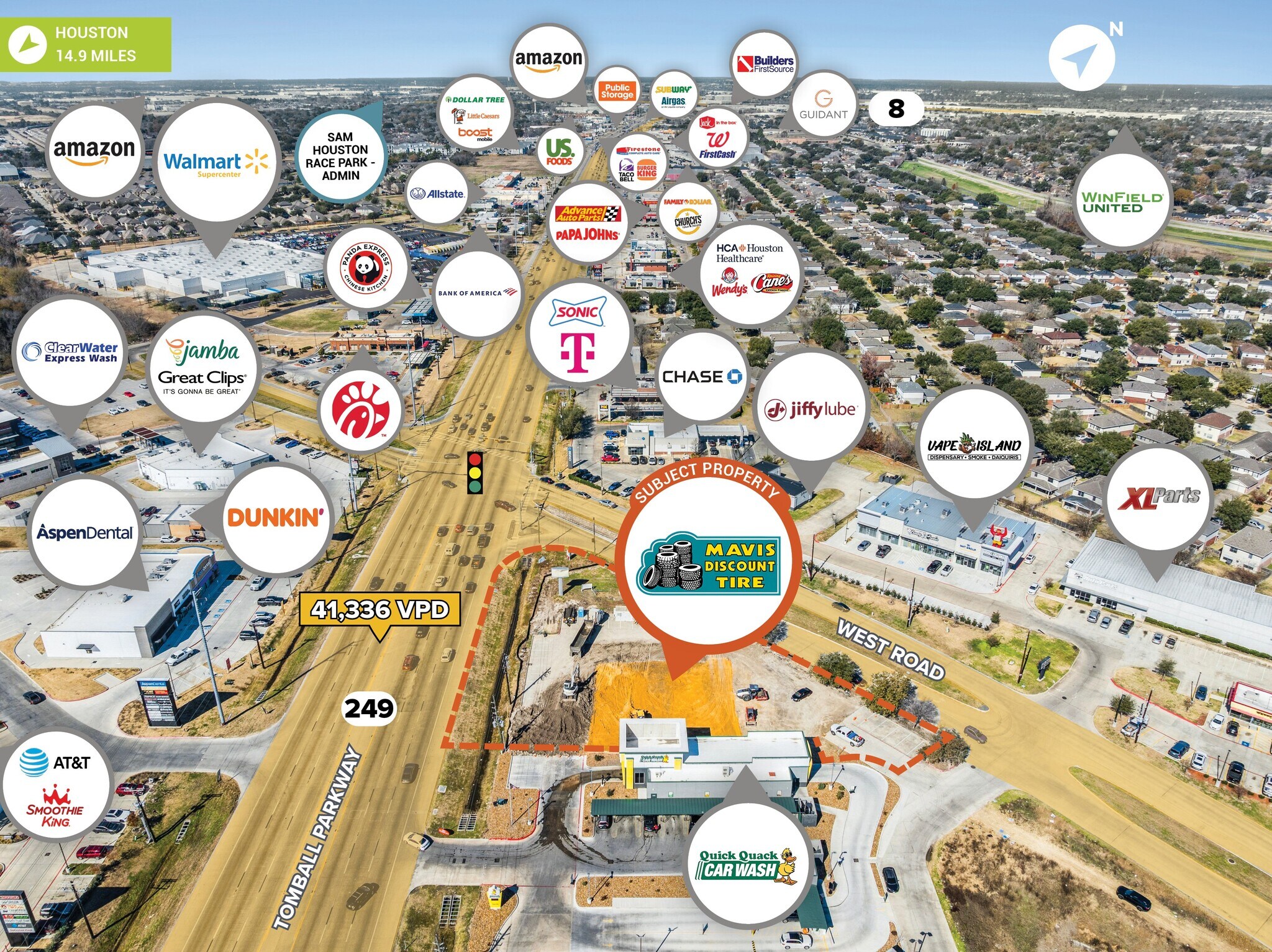 12650 Texas 249, Houston, TX à vendre Photo principale– Image 1 sur 3