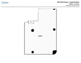 805 Third Ave, New York, NY à louer Plan d’étage– Image 1 sur 1