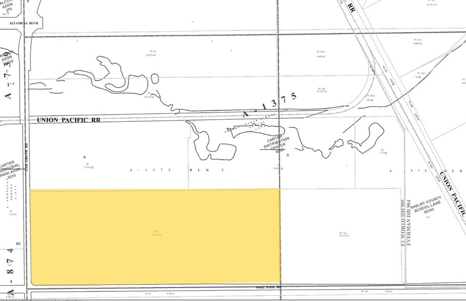 1501 Joel East Rd, Fort Worth, TX à louer - Plan cadastral – Image 2 sur 5