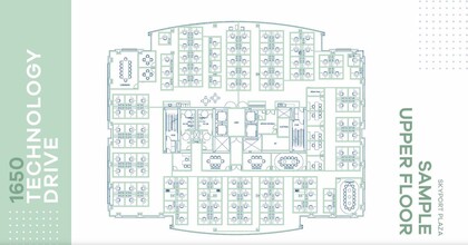 1700 Technology Dr, San Jose, CA à louer Plan d’étage– Image 1 sur 1