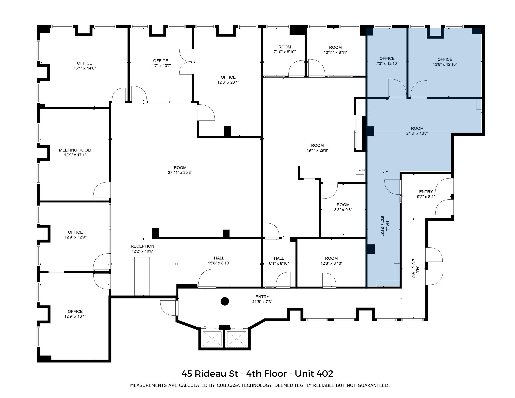 41-45 Rideau St, Ottawa, ON à louer Plan d’étage– Image 1 sur 21