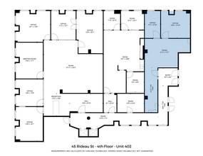 41-45 Rideau St, Ottawa, ON à louer Plan d’étage– Image 1 sur 21