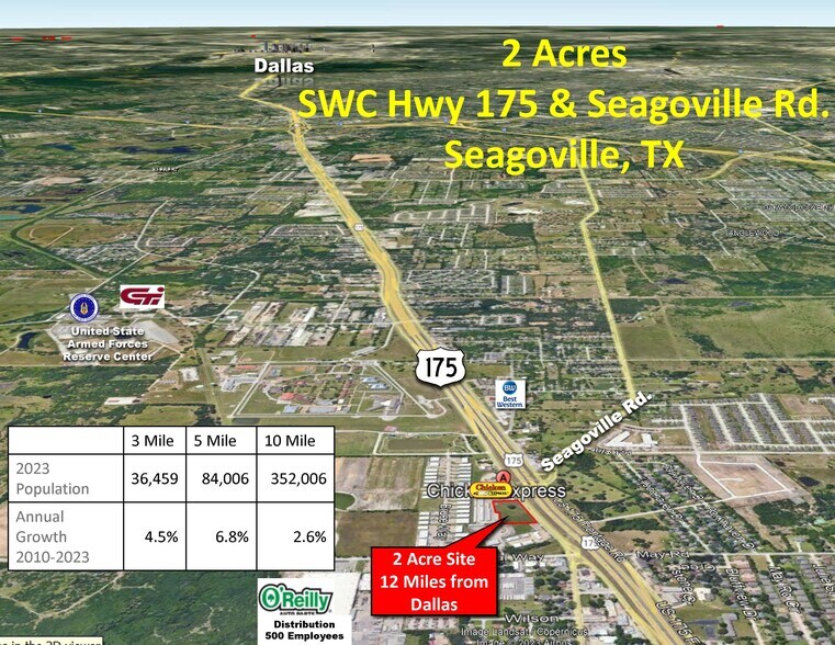 1521 N Highway 175, Seagoville, TX à vendre - Photo de l’immeuble – Image 3 sur 6