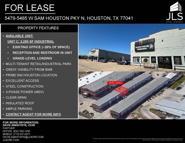 5485 W Sam Houston Pky N, Houston, TX à louer - Photo principale – Image 1 sur 17