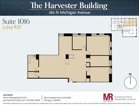 180 N Michigan Ave, Chicago, IL à louer Plan d’étage– Image 1 sur 1