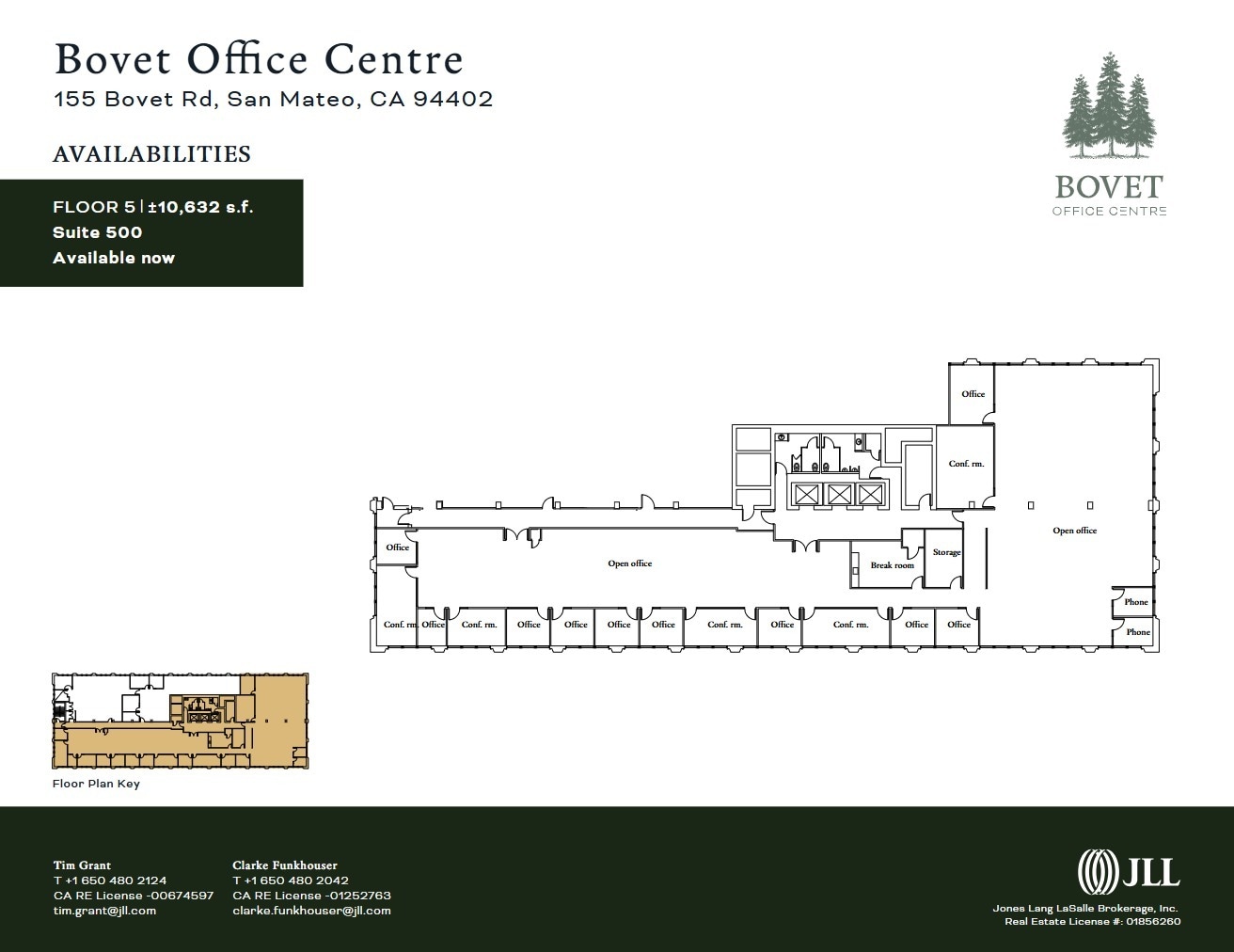 155 Bovet Rd, San Mateo, CA à louer Plan d’étage– Image 1 sur 1