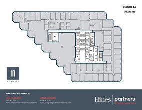 1100 Louisiana St, Houston, TX à louer Plan d’étage– Image 1 sur 1