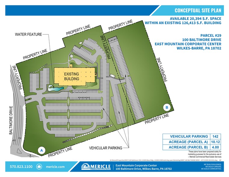 100 Baltimore Dr, Wilkes Barre, PA à louer - Plan de site – Image 1 sur 6