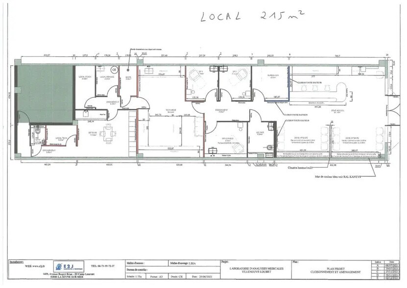 866 Route Départementale, Villeneuve-Loubet à louer - Plan d’étage – Image 2 sur 2