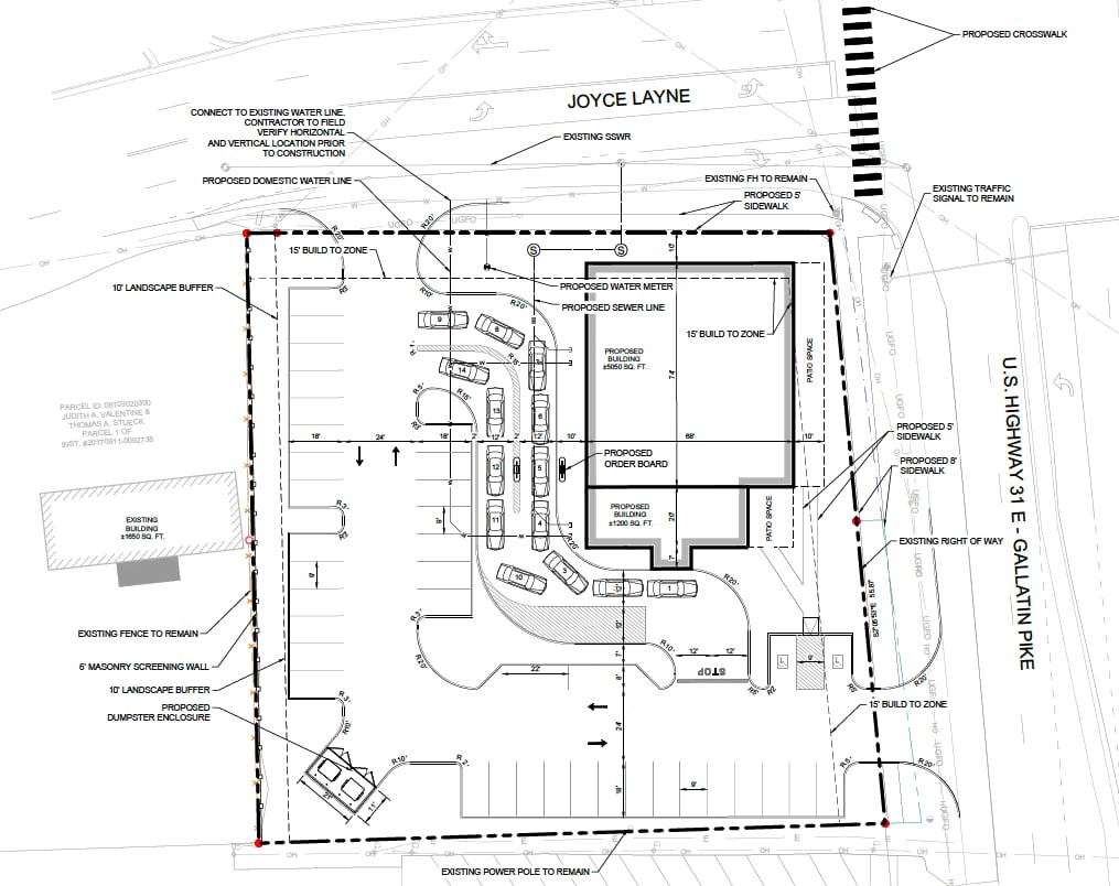 5001 Gallatin Pike, Nashville, TN à louer Plan de site– Image 1 sur 1