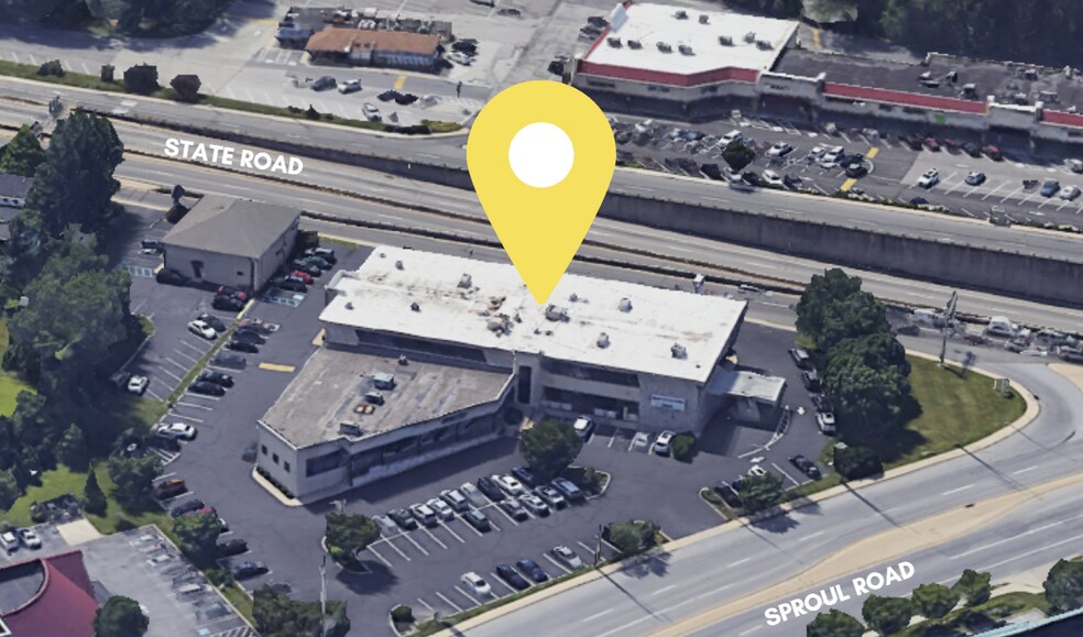 905 W Sproul Rd, Springfield, PA à louer - Aérien – Image 2 sur 6