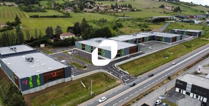 Anse - Vue aérienne  vue de carte