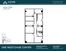 10777 Westheimer Rd, Houston, TX à louer Plan d’étage– Image 1 sur 1