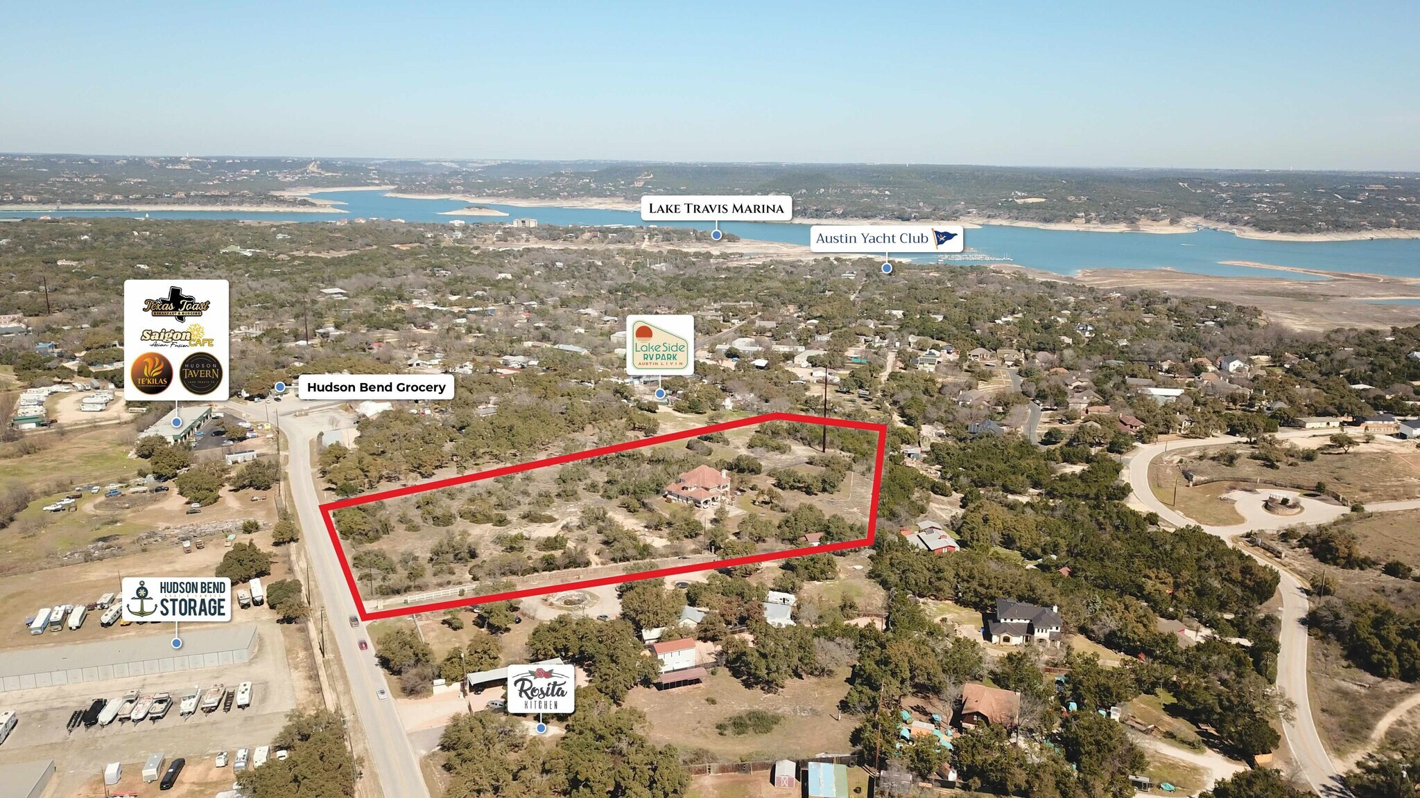 4801 Hudson Bend Rd, Austin, TX à vendre Aérien– Image 1 sur 5