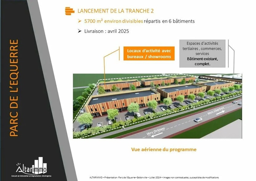 Local d’activités dans Gellainville à louer - Photo de l’immeuble – Image 2 sur 5