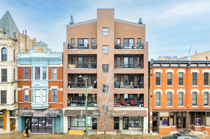 409-413 W North Ave, Chicago, IL à louer - Photo de l’immeuble – Image 2 sur 4