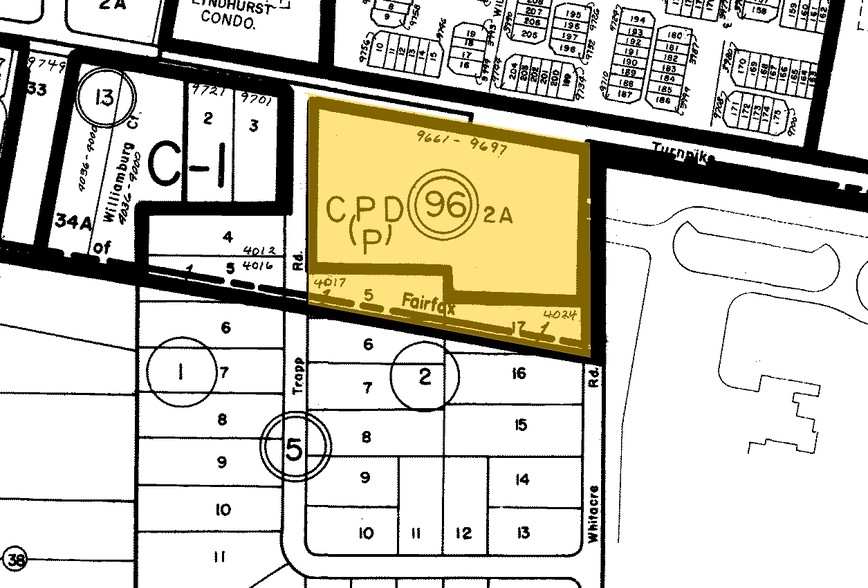 9667 Main St, Fairfax, VA à louer - Plan cadastral – Image 2 sur 4