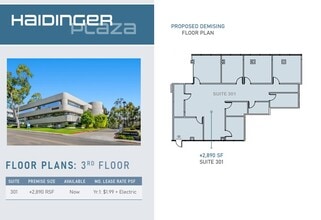 5095 Murphy Canyon Rd, San Diego, CA à louer Plan d’étage– Image 1 sur 1