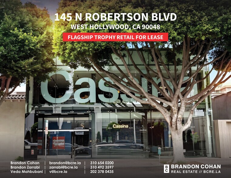 145 N Robertson Blvd, West Hollywood, CA à louer - Photo de l’immeuble – Image 2 sur 15