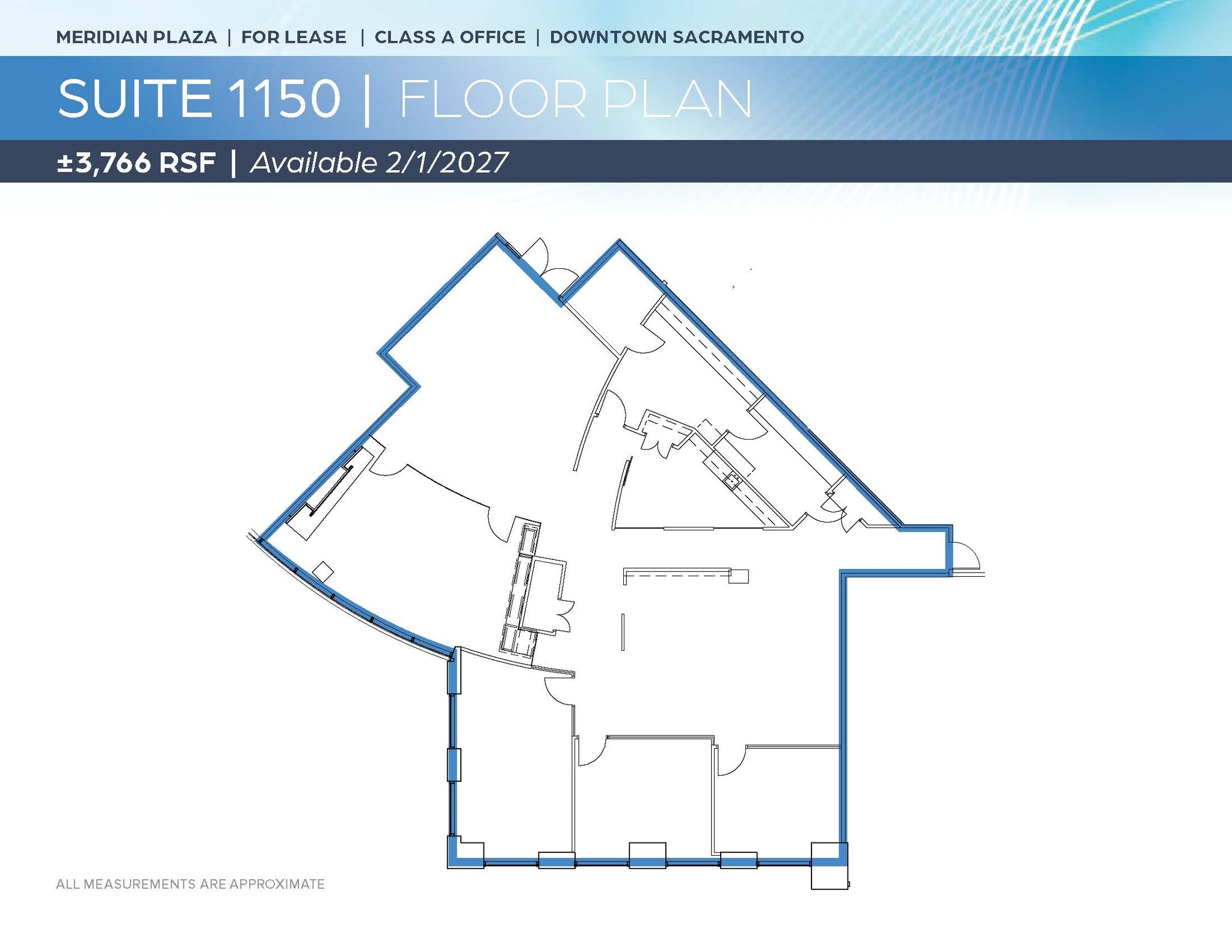 1415 L St, Sacramento, CA à louer Plan d’étage– Image 1 sur 1
