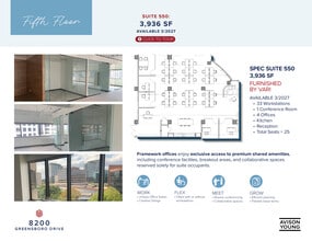 8180-8200 Greensboro Dr, McLean, VA à louer Plan d’étage– Image 2 sur 7