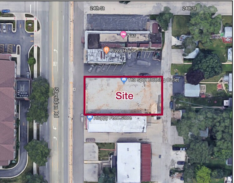 2417-2421 Sheridan Rd, Zion, IL à vendre - Photo de l’immeuble – Image 1 sur 6