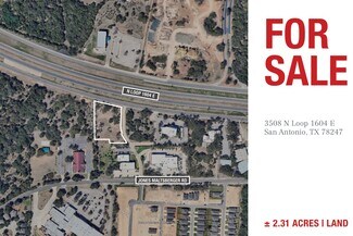 Plus de détails pour 3508 N Loop 1604 E, San Antonio, TX - Terrain à vendre