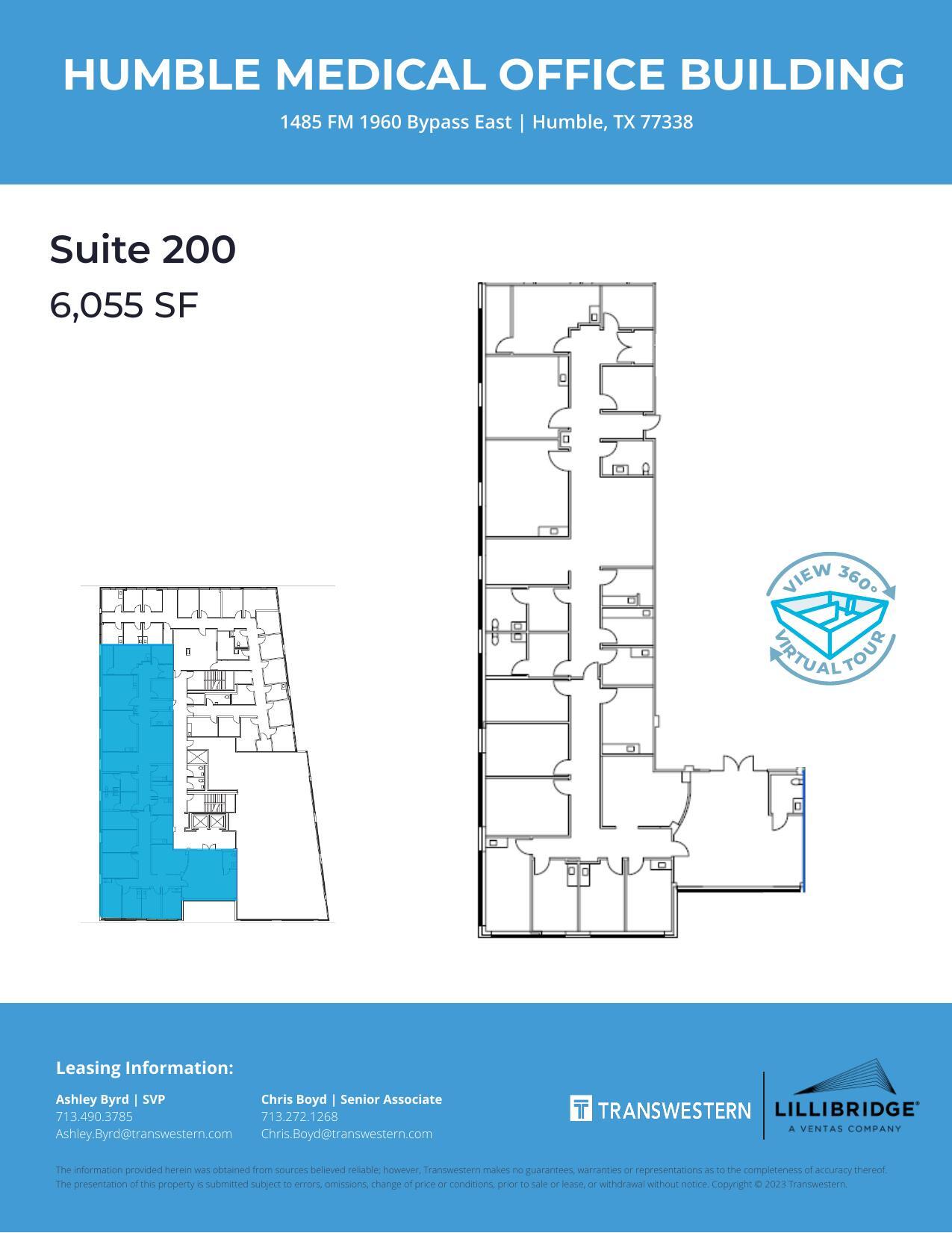 1485 FM 1960 Byp E, Humble, TX à louer Plan d’étage– Image 1 sur 1