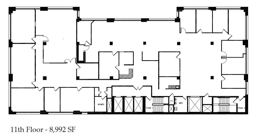 1211 Chestnut St, Philadelphia, PA à louer Plan d’étage– Image 1 sur 1
