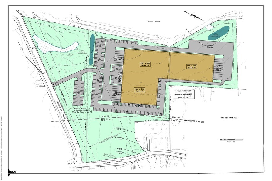 60-70 Connecticut Ave, Norwich, CT à vendre - Plan de site – Image 3 sur 4